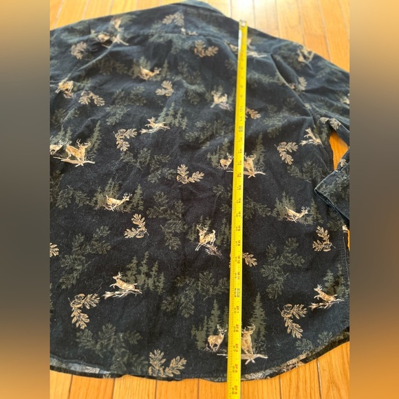 Vtg Natural Reflections Button Down Shirt Women’s Large Novelty Deer Outdoors - Picture 6 of 6